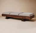 Modern Walnut Bench